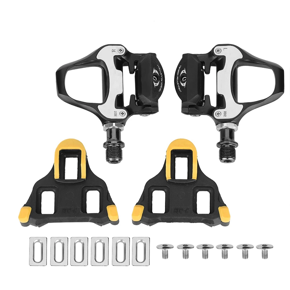 

GUB 1 Pair Aluminum Alloy Self-locking Road Bike Pedals Repair Parts Accessory Bike Pedal