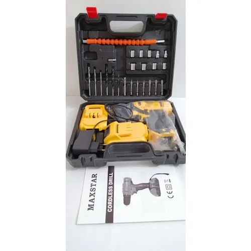 Аккумуляторная дрель Maxstar 24 6V-5AH с двойной батареей