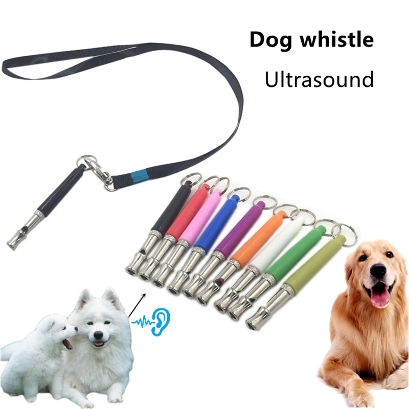 

Dog Adjustable Control Voice Ultrasonic Obedience Whistle Barking Frequency Dog Pet Accessories Supplies Tool Training High