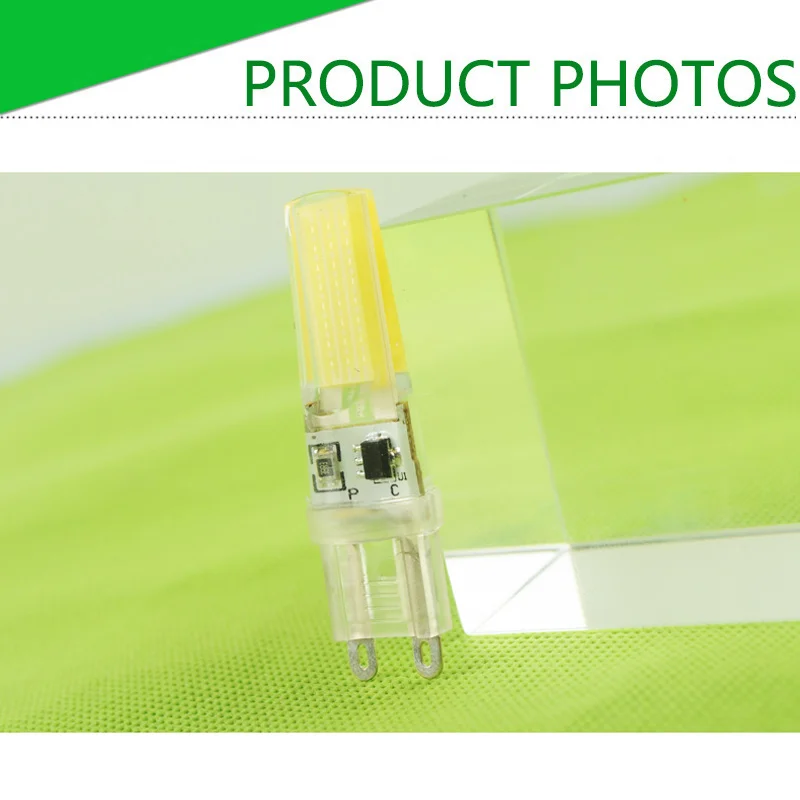 10 шт. Диммируемые Светодиодные лампы COB G4 6 Вт AC 220 В ACDC 12