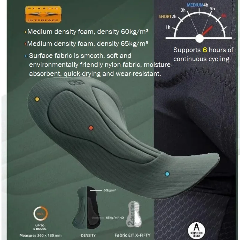 Длинные велосипедные брюки Lameda Велосипедные нагрудники Весенние летние с