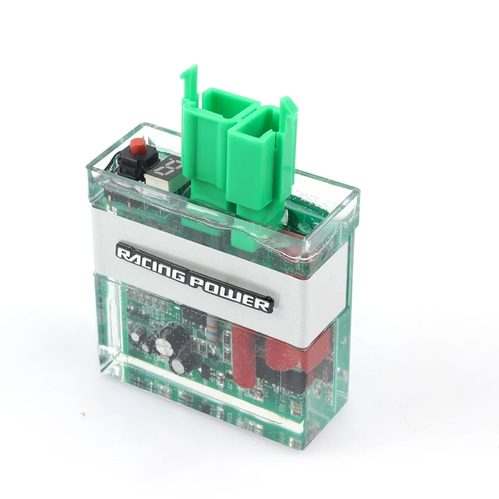 

6-контактный цифровой регулируемый постоянный ток, 9 кривых зажигания, зажигание CDI Racing для 170Z 250Z DM250 CG200 EX200 FT250 RT180 12 В