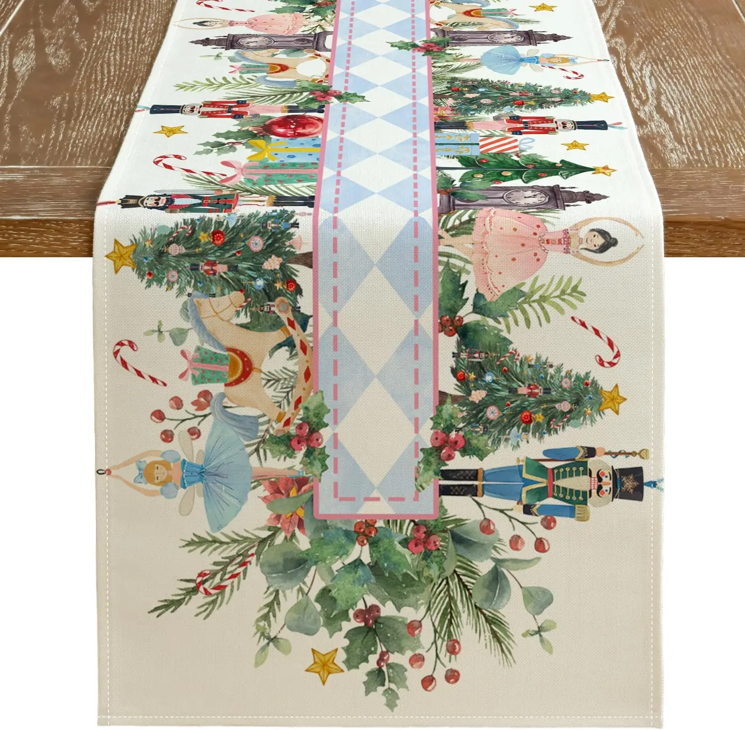 

Льняная скатерть-дорожка для стола