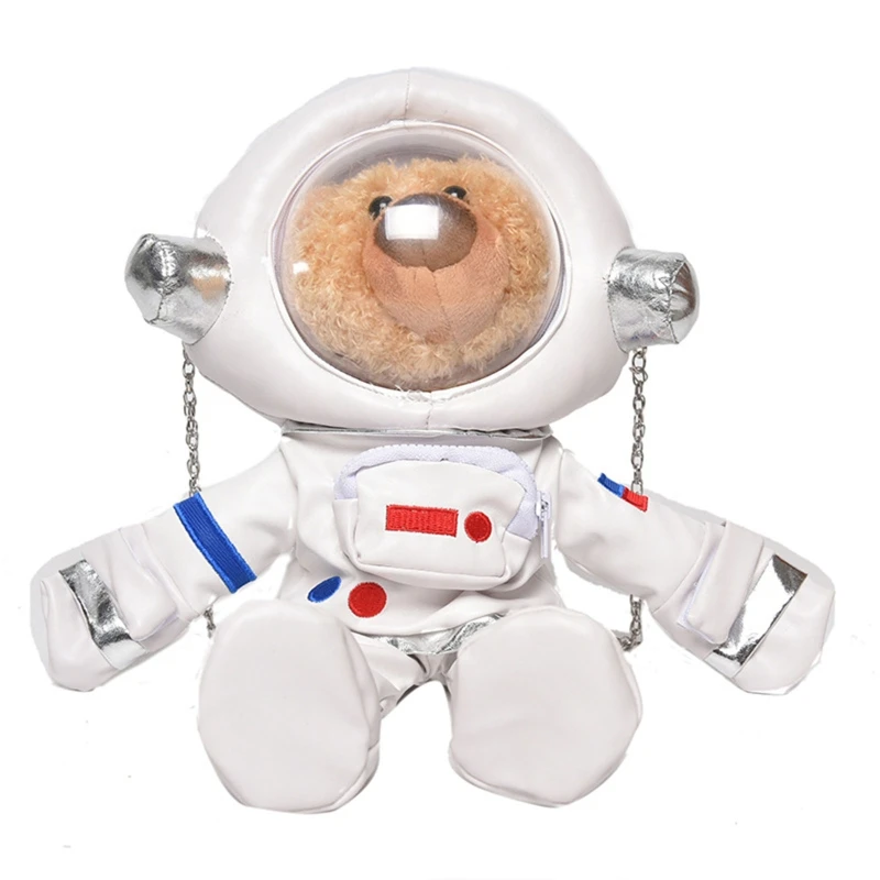 

Сумка на плечо с изображением животных из мультфильма, кошелек с космическим медведем, сумка-мессенджер, повседневная сумка на