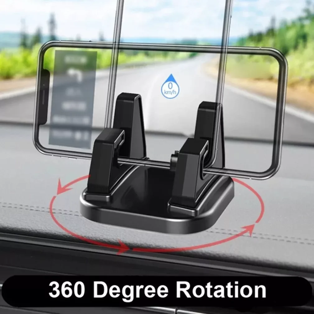 

Universal 360 Degree Rotating Fixed Car Phone Holder Anti Slip Dashboard Sticking Desktop Stand Mount Bracket For Mobile Phone