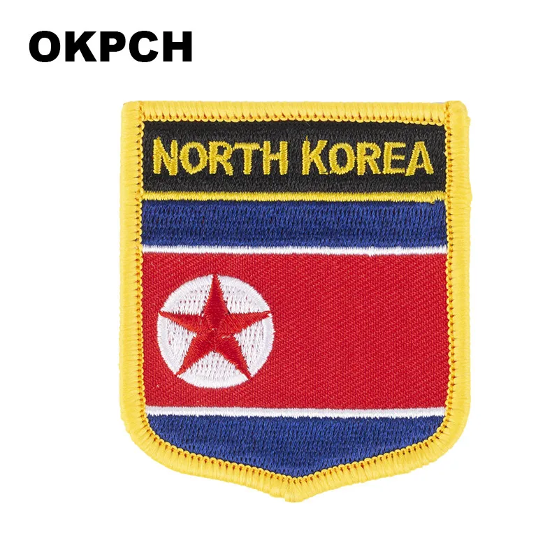 Флаг Бутана Буркина-Фасо с вышивкой помощью утюга |