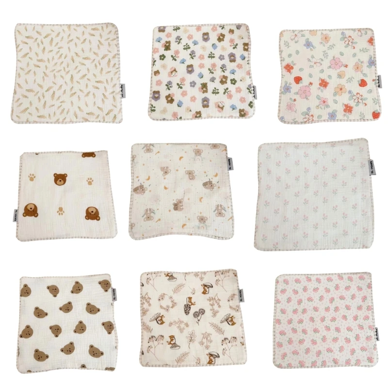 

6-слойный детский хлопковый слюнявчик полотенце для лица носовой платок товары для дома