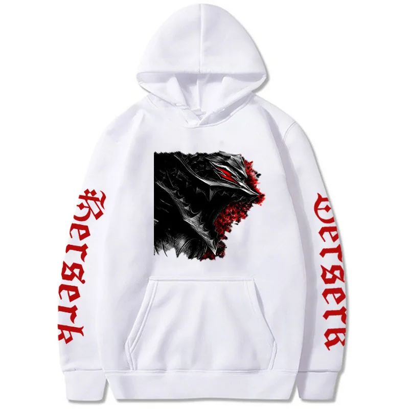 

Berserk Anime Hoodies For Men Women Gothic Dragon Guts Print Hooded Sweatshirts Spring & Autumn Casual Loose Pullovers Y2k Cloth