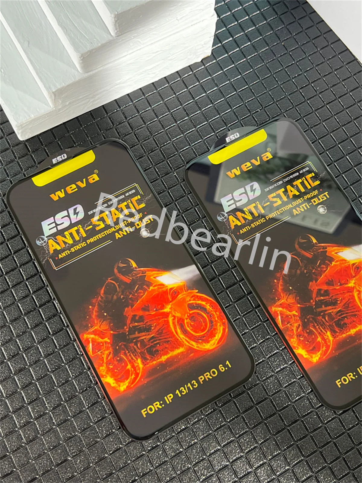 10Pcs ESD Anti-Static Premium Screen Protector for iPhone 14 13 12 11 Pro Max XS MAX X XR Protective Tempered Glass Full Cover