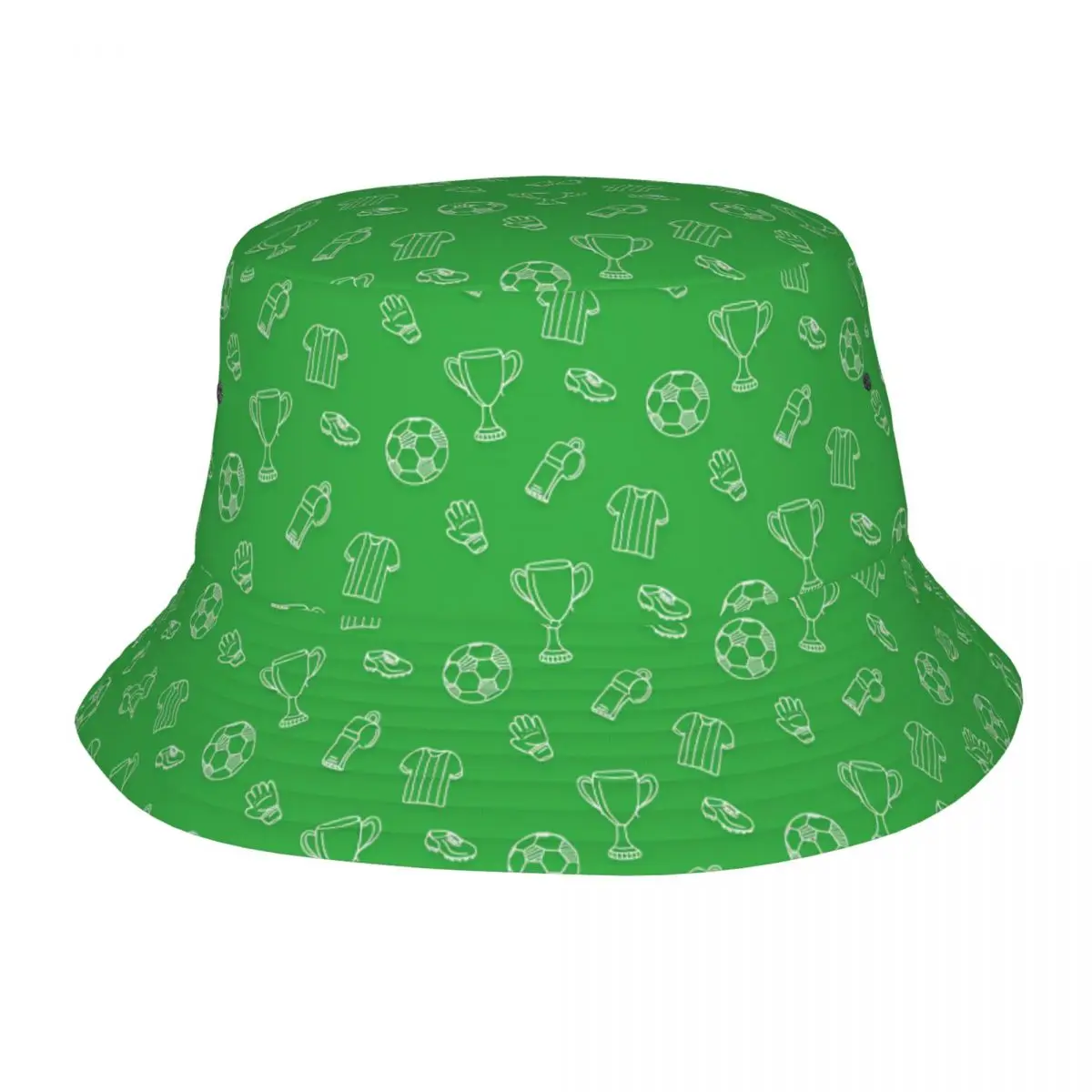 

Custom Football Soccer Sport Pattern Bucket Hats Men Women Fashion Summer Beach Sun Fisherman Cap