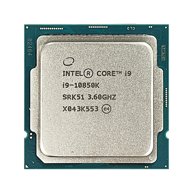 

Core i9-10850K NEW for i9 10850K 3.6 GHz Ten cores-Core 20-Thread CPU Processor L3=20M 125W LGA 1200 but no fan
