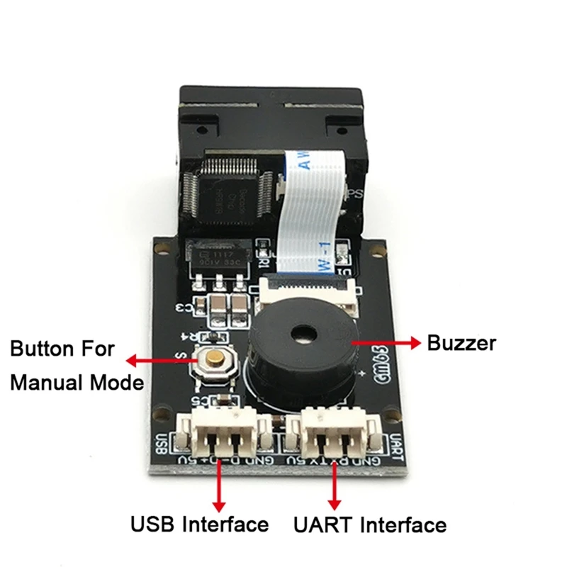 Сканер штрих-кода GM65 1D 2D USB UART PDF417 считыватель модуль QR-кода для автобуса