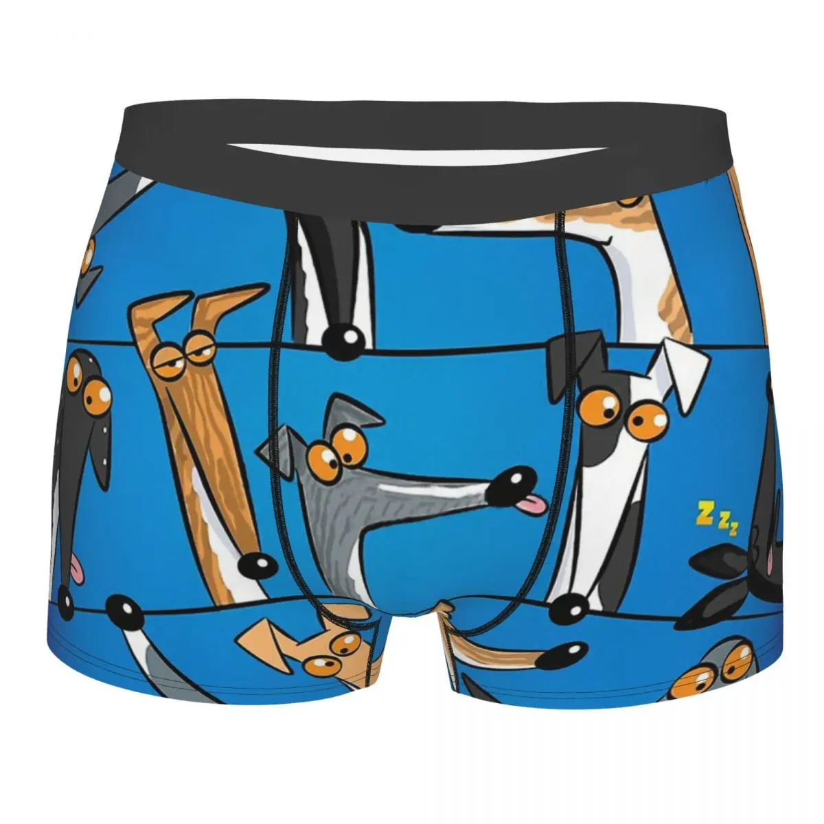 

Heads Up Assorted Items Men Boxer Briefs Geryhound Greyhounds Dog Breathable Underwear High Quality Print Shorts Birthday Gifts