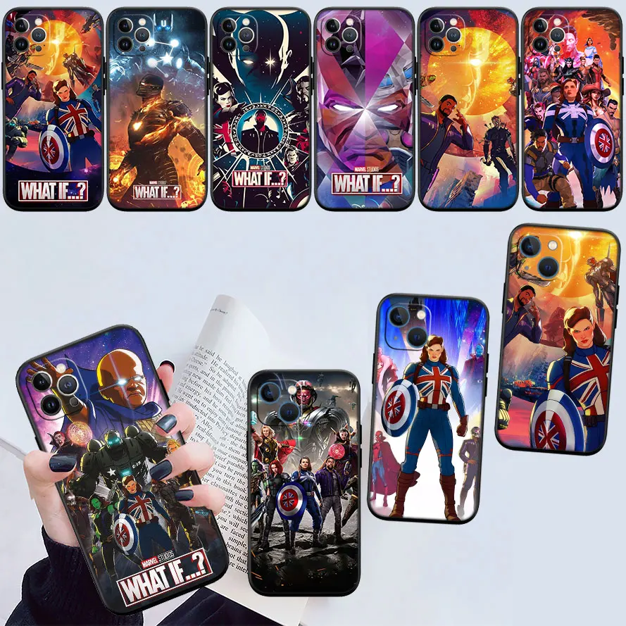 Marvel What If новый чехол для мобильных телефонов iPhone 16 15 14 13 12 Pro Max Plus Mini