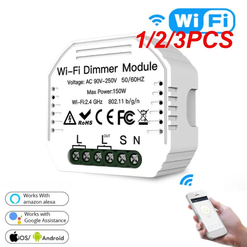 

1/2/3 шт., смарт-переключатель с функцией WiFi