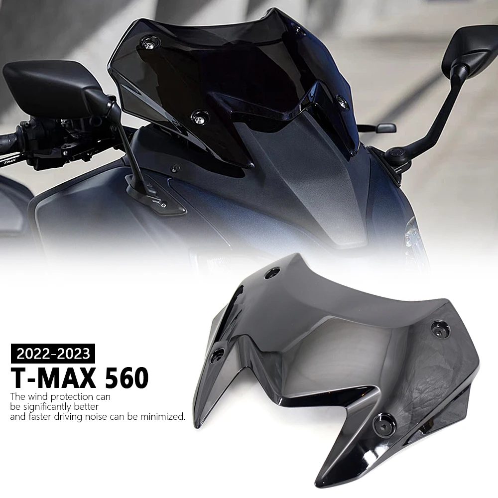 

Motorcycle For Yamaha T-MAX560 TMAX560 T-max560 Sports Windshield WindScreen Wind Deflector Visor Viser Fits T-MAX 560 2023 2022