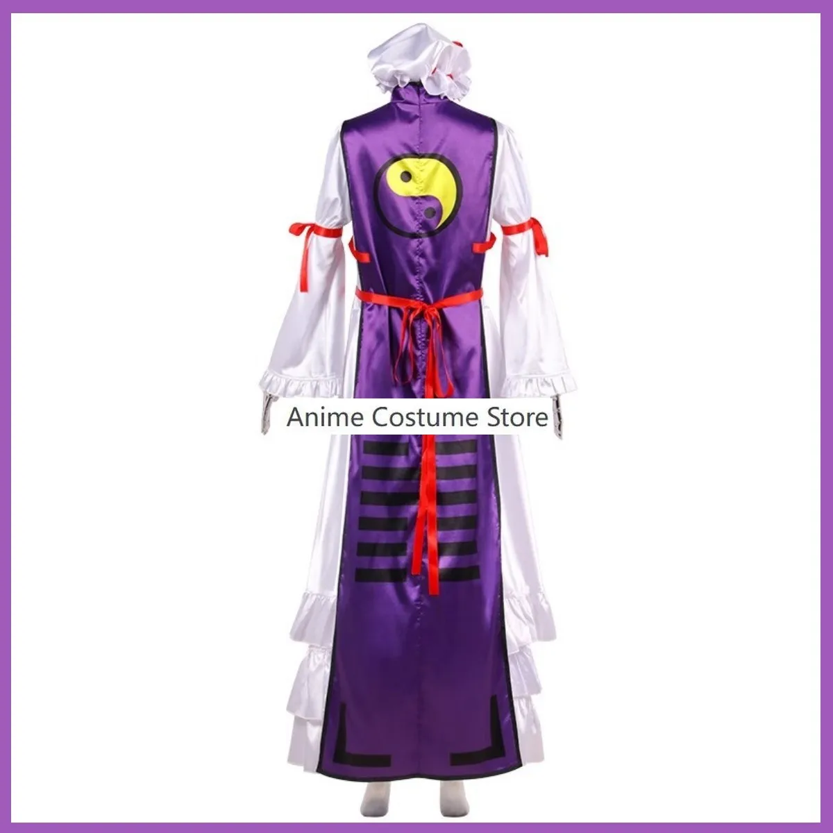 Женский костюм для косплея фиолетовый принцессы с юбкой