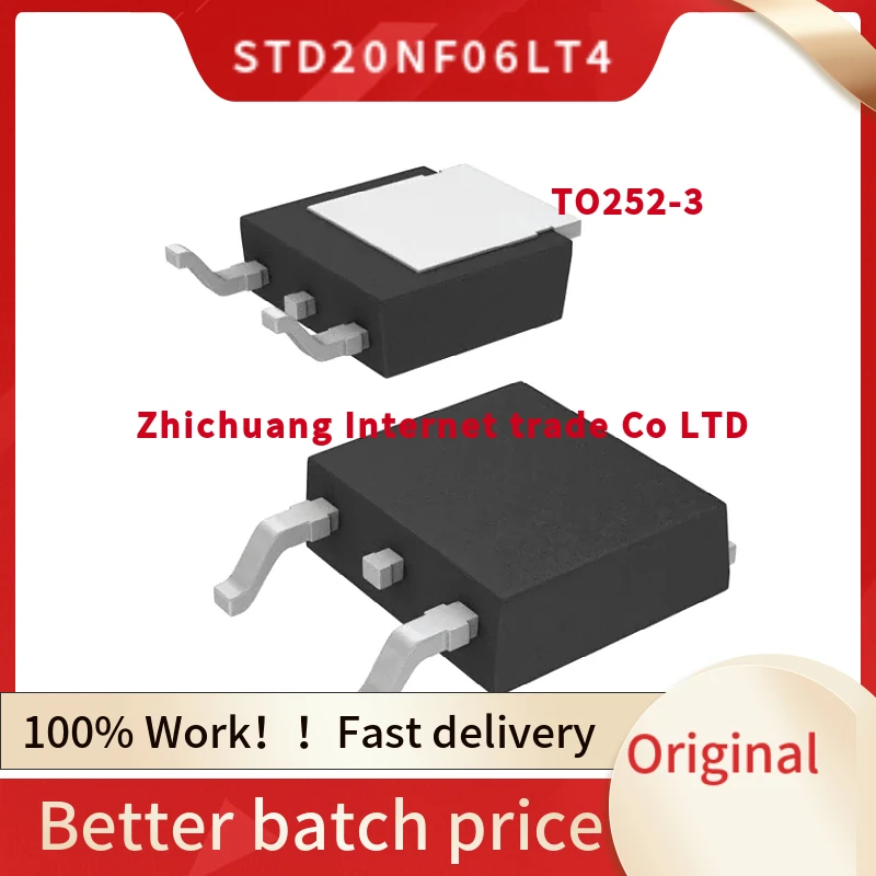 5-10 шт./лот Std20nf06lt4 std20nf06l d20nf06l n-канальный МОП-транзистор 20A 60 в