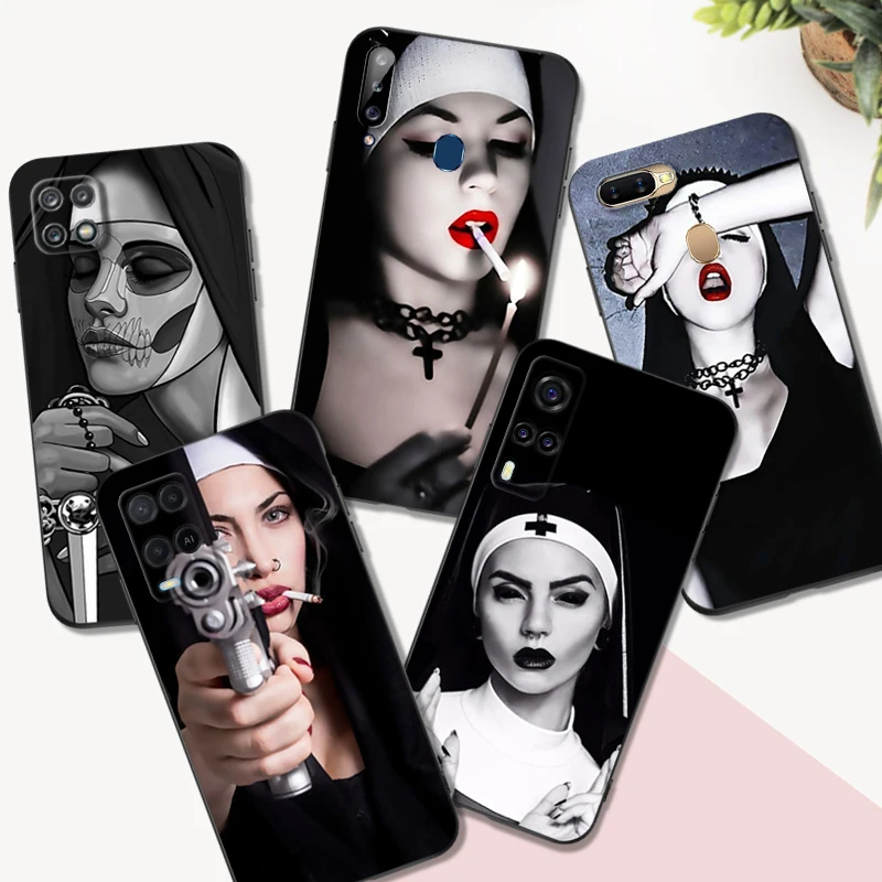 Черный чехол ТПУ для OPPO A1K A5 A5S A5XS A3S AX5 A11 A11X A12E A12 A7 A9 A9X 2018 2020 стиль монал сексуальная