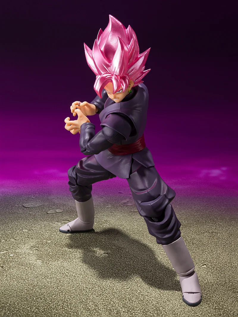 BANDAI S.H.Figuarts Original SHF Dragon Ball Super Zamasu Black Goku 5 дюймов фигурки героев рождественские