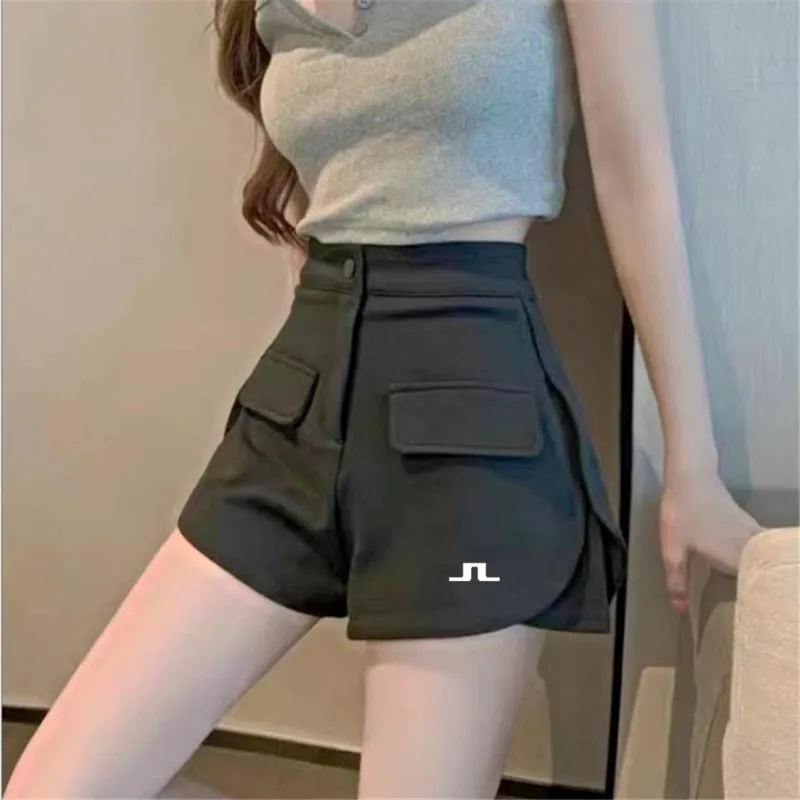 

Women J Lindeberg Golf Wear Golf Shorts Ladies Golf Skirt 2022 NEW Summer High Waist Stretch Pleated Fashion Sports Skirt Tennis