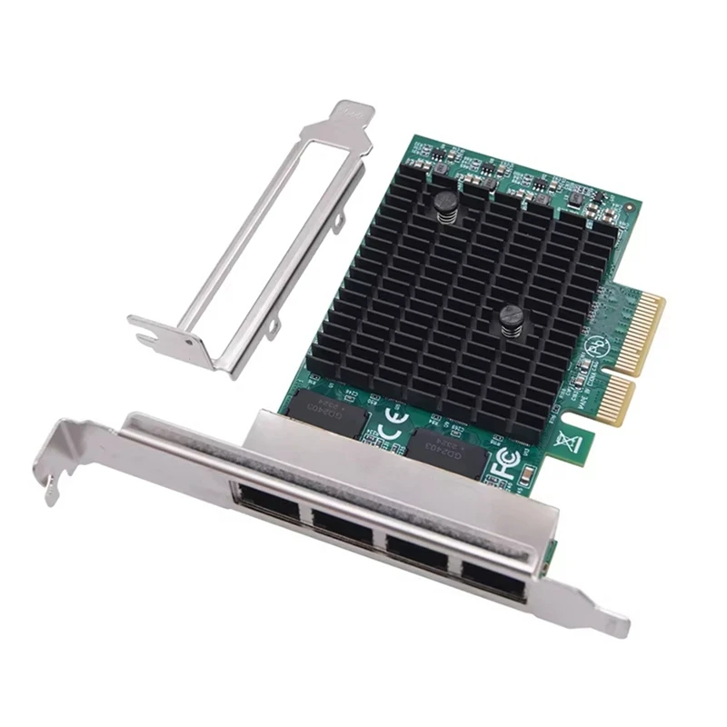 Гигабитный Ethernet-адаптер 2 5G PCIE Сетевая карта с 4 портами RJ45 PCI Express X4 чипом RTL8125BG для