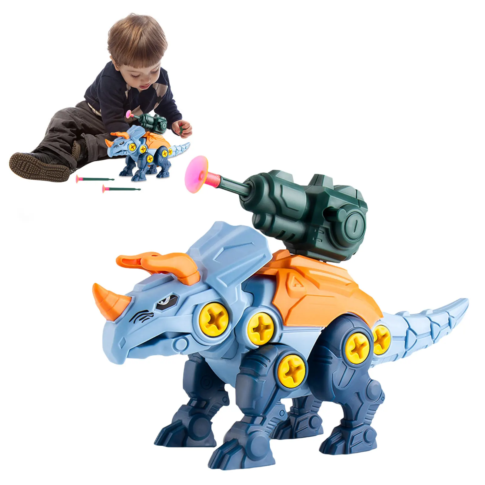 

Dinosaur Take Apart Toys Building Take Apart Rex Toys For Kids Building Sets Kit For Boys Ages 4-12 Soft Arrows Construction