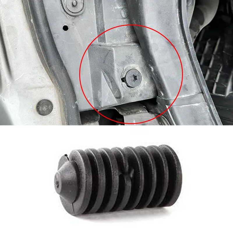 Фото Кронштейн верхнего крепления радиатора 1/2X для BMW E46 E53 E60 E65 E66 E81 E90, резиновая втулка бачка для воды, артикул 17117514402 №2