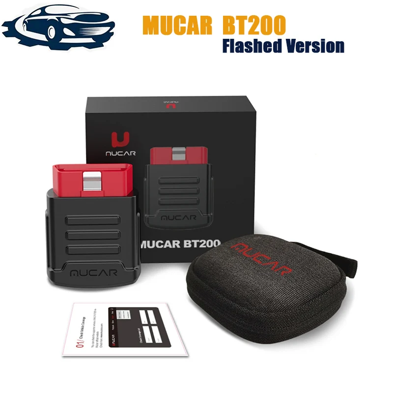 

Диагностический сканер MUCAR BT200, Bluetooth, для IOS и Android