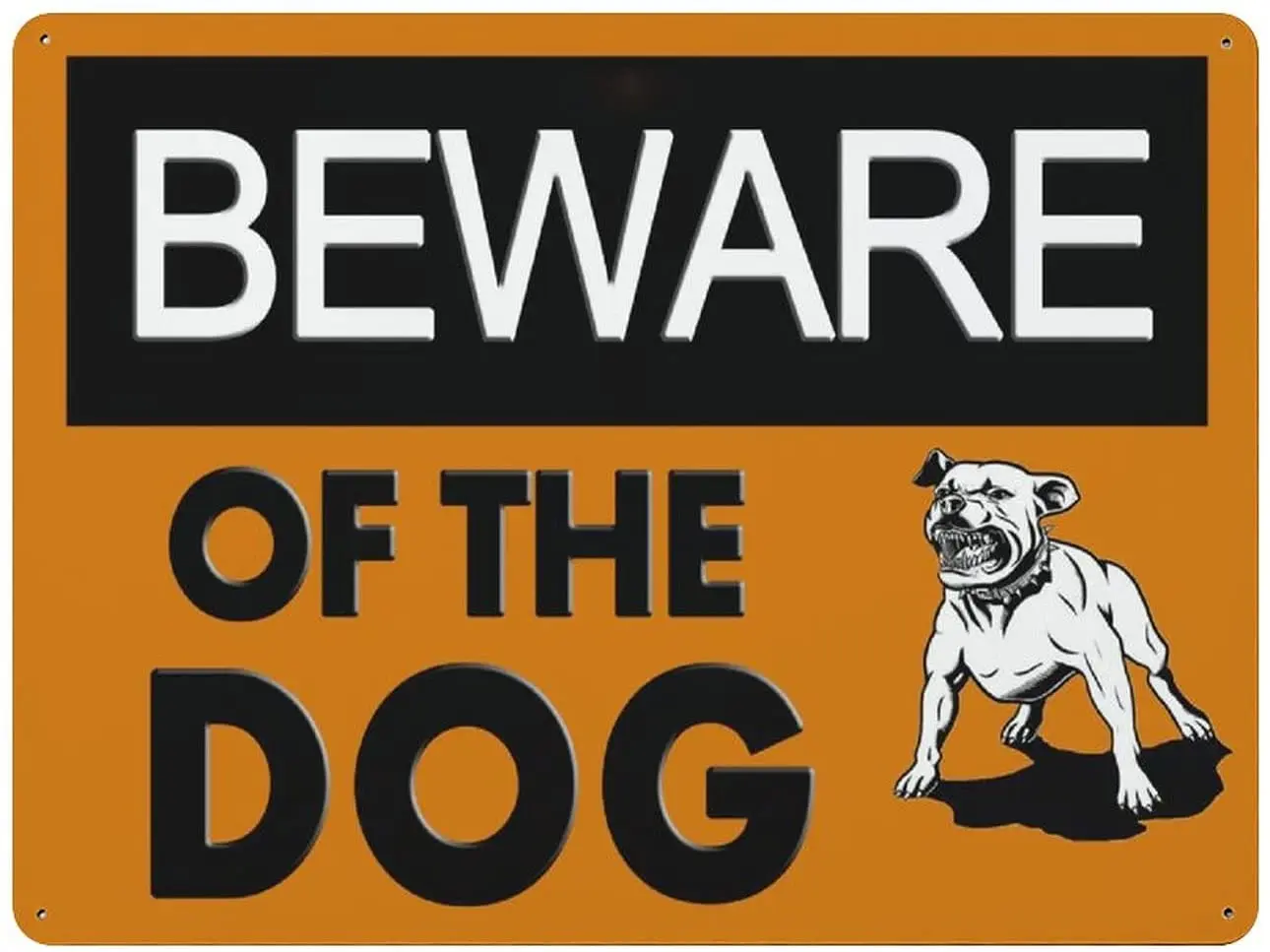 

New Warning Beware Of The Dog Metal Tin Sign Vintage Home Warning Sign Gift Rustic Farmhouse Decor For The Home Outdoor Decor