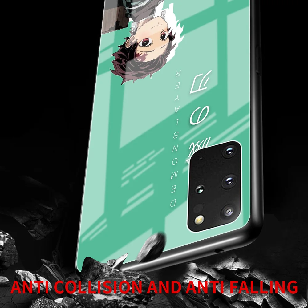 Фото Стеклянный чехол Imetsu No Yaiba для Samsung Galaxy S22 S20 FE S21 5G S10 S9 Plus Note 10 20 Lite №4
