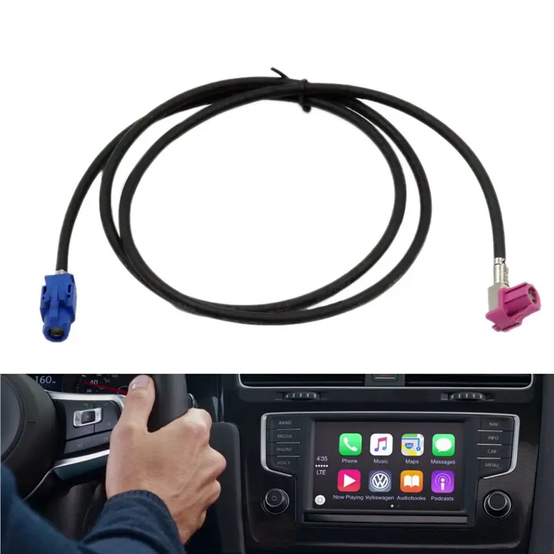 Фото Кабель-переходник AU28-3X для экрана мультимедийной системы Passat B8 Tiguan MQB MIB STD2 ZR NAV Discover Pro, 100 см №4