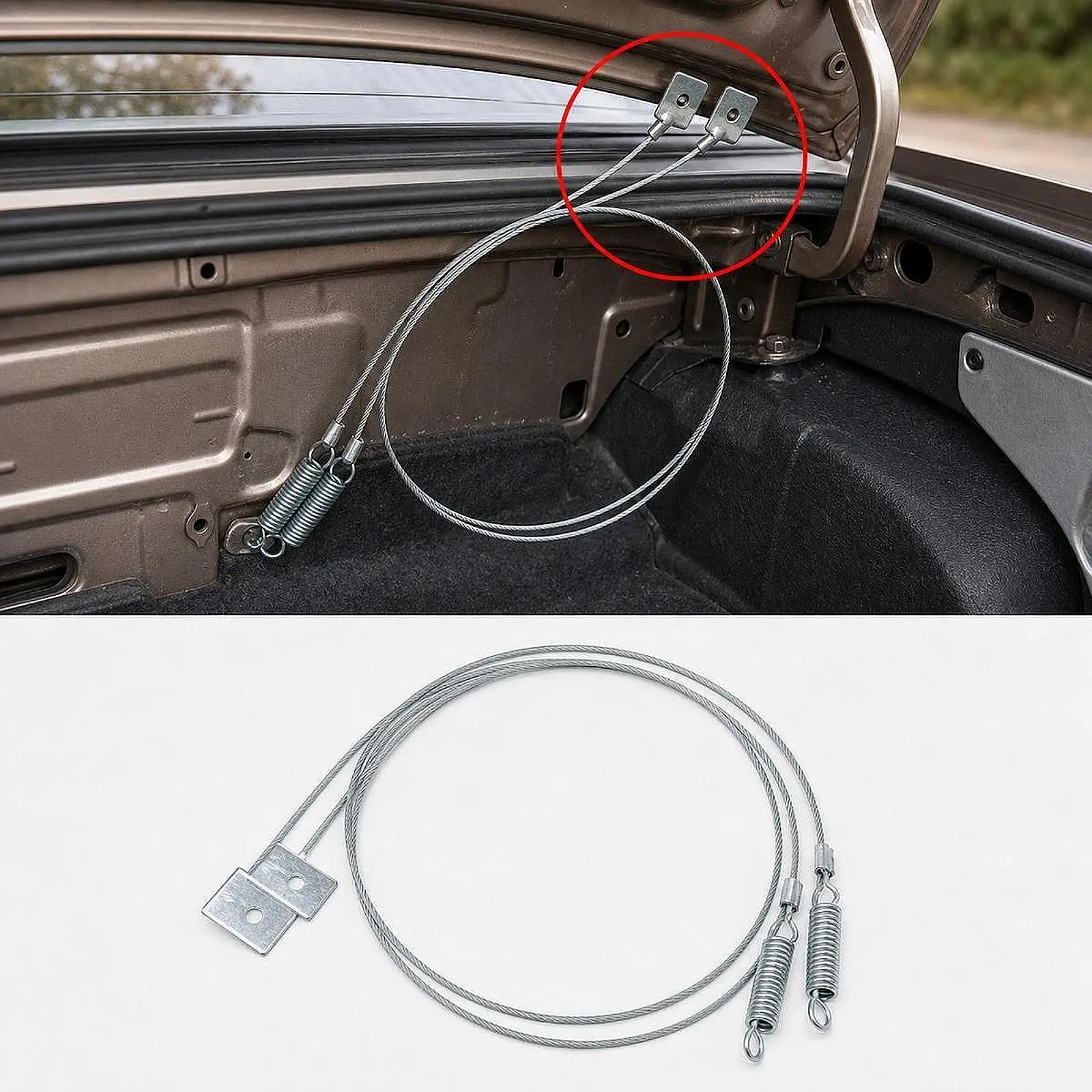 Фото 2 троса натяжения для боковых част крыши кабриолета Ford Mustang Truck 1994-1995 гг. №2