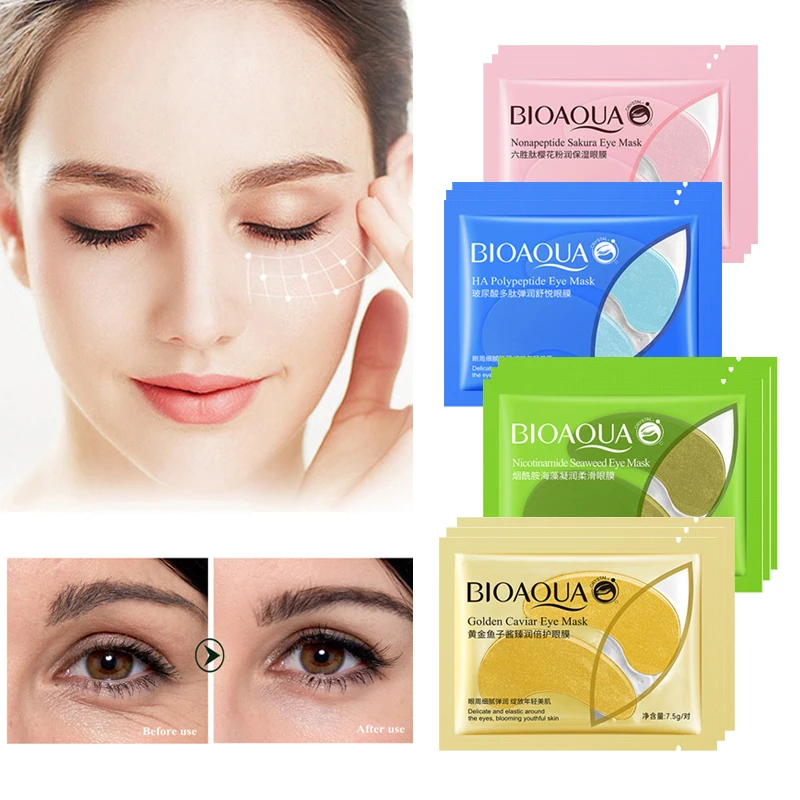 

5/8/10Pair Anti-Aging Collagen Eye Mask Moisturizing Anti Wrinkle Remove Dark Circles Eyes Care Masks Beauty Skin Care Eye Patch