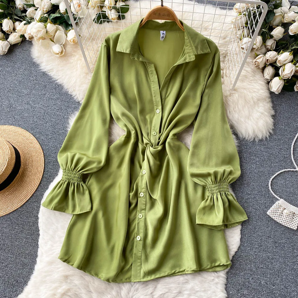 

Осенние женские легсветильник привычные стильные потрясающие красные плиссированные однобортные платья, вечерние французские платья с отложным воротником, повседневные Черные платья