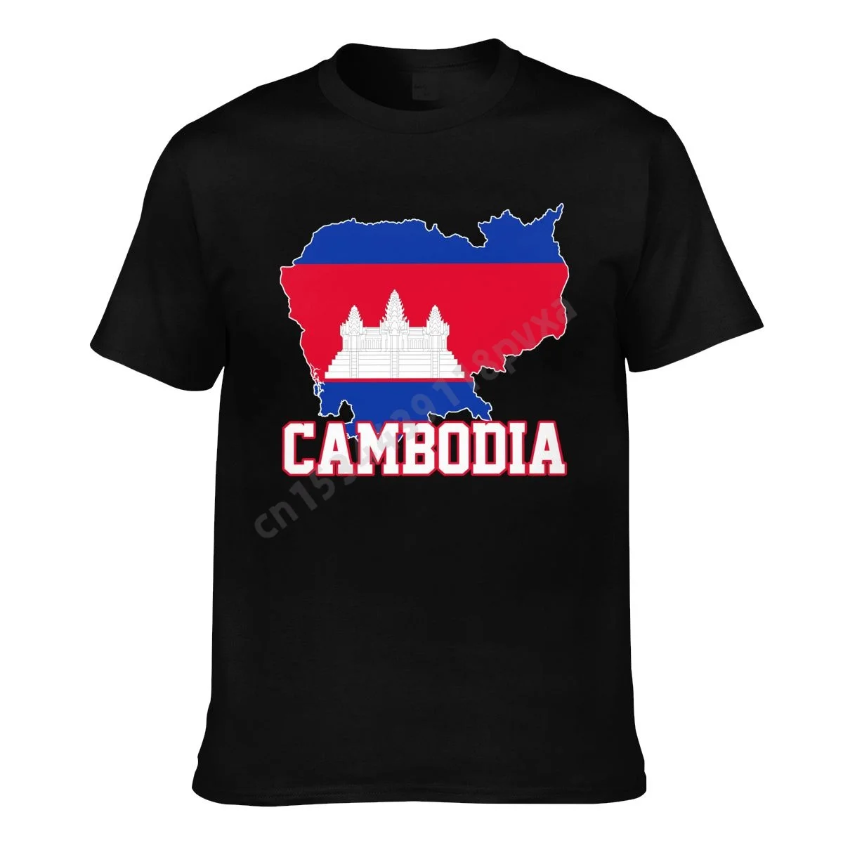 

Футболка с камбоджийским флагом, камбоджийский флаг, Карта страны это в моем ДНК, мужская и женская футболка, футболки для мальчиков, футбол...