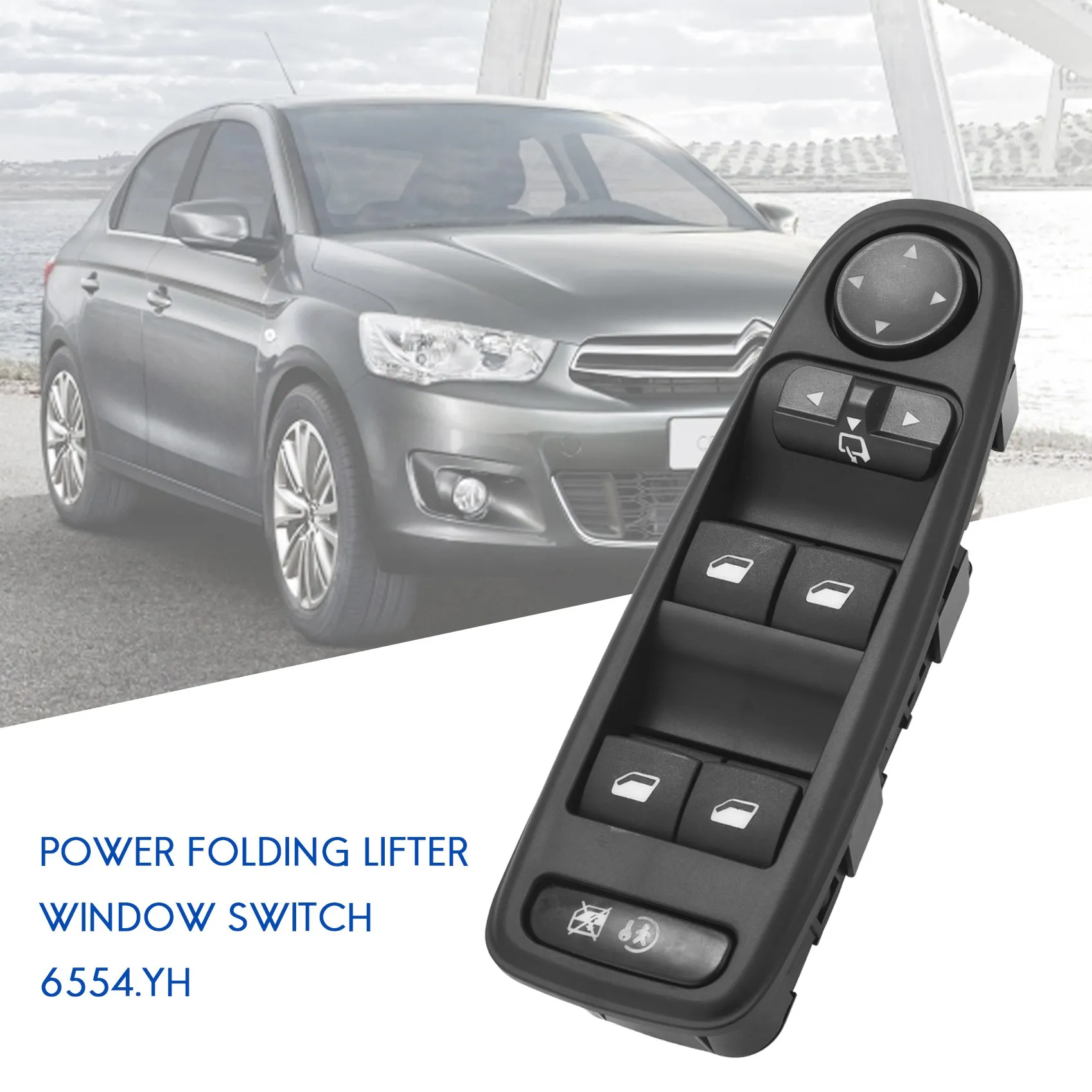 Оконный выключатель для Citroen C4 4 Picasso 2008-2013 регулятора Peugeot электрический складной