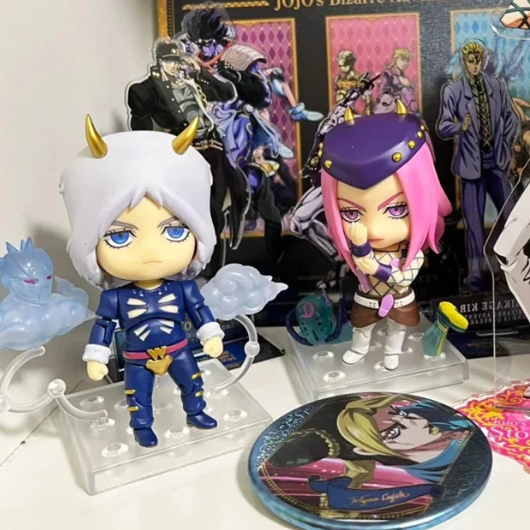 Фото 22 вида фигурок Jojo's Bizarre Adventure в Q-версии: Джотаро Куджо, Джоске, Джорно, Джонатан. Коллекционные аниме-фигурки, декор, игрушки, подарки. №3
