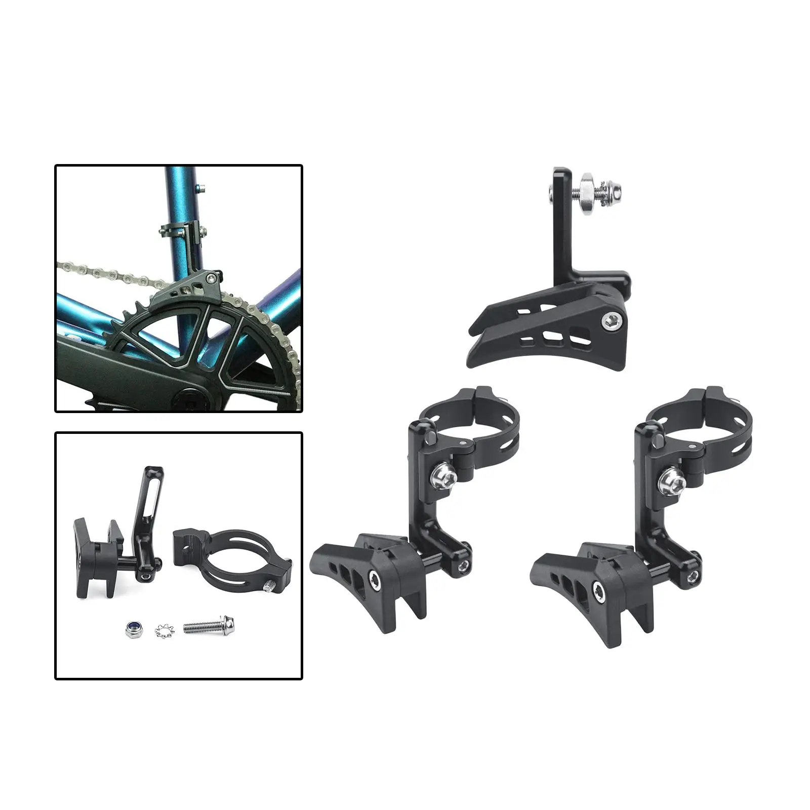 Велосипедная однодисковая защита цепи от падения алюминиевая шестерня