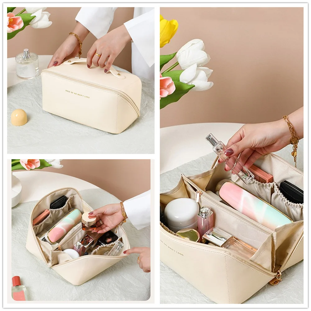 

Large Capacity Travel Cosmetic Bag Multifunction Travel Cosmetic Bag Women Toiletries Organizer Female Storage Make Up Case Tool