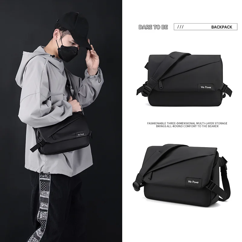 Simple Practical Leisure Men Messenger Bags Male School Sports Crossbody Shoulder Bag Waterproof Designer Heren Crossbag