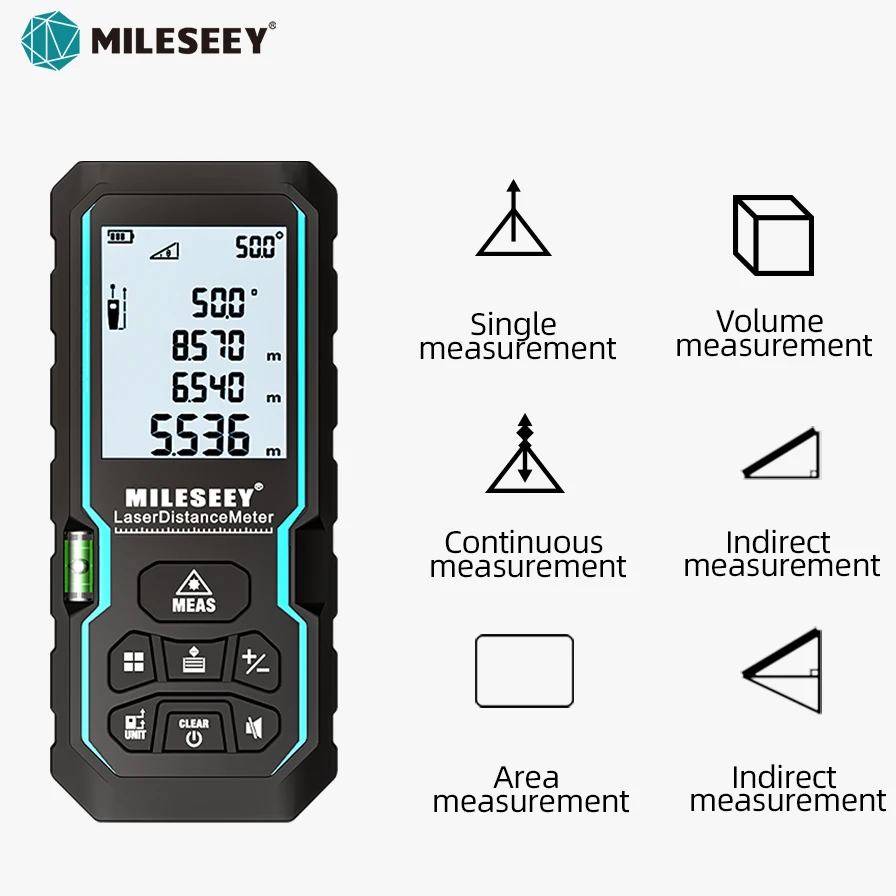 Лазерная рулетка MILESEEY S6, 40 м, 60 м, 80 м, 100 м, лазерный дальномер IP54, электронная линейка, полезный измерительный инструмент,рулетка лазерная - купить по выгодной цене - Топ-200 товаров с Али