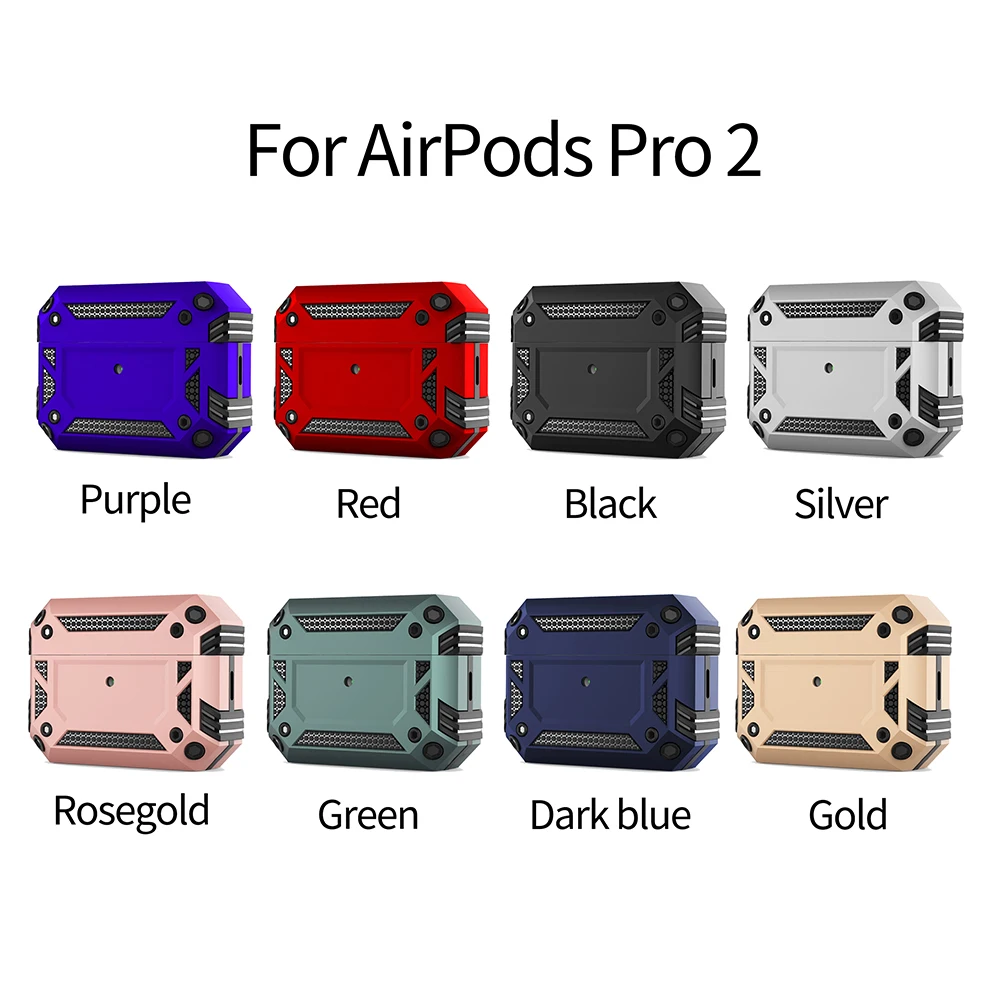 

Heavy Duty Armor Military Earphone Case For Apple Airpods Pro 2 3 Cases Air pods Pro 2 Airpods3 Gen 2021 Bluetooth Headphone Bag