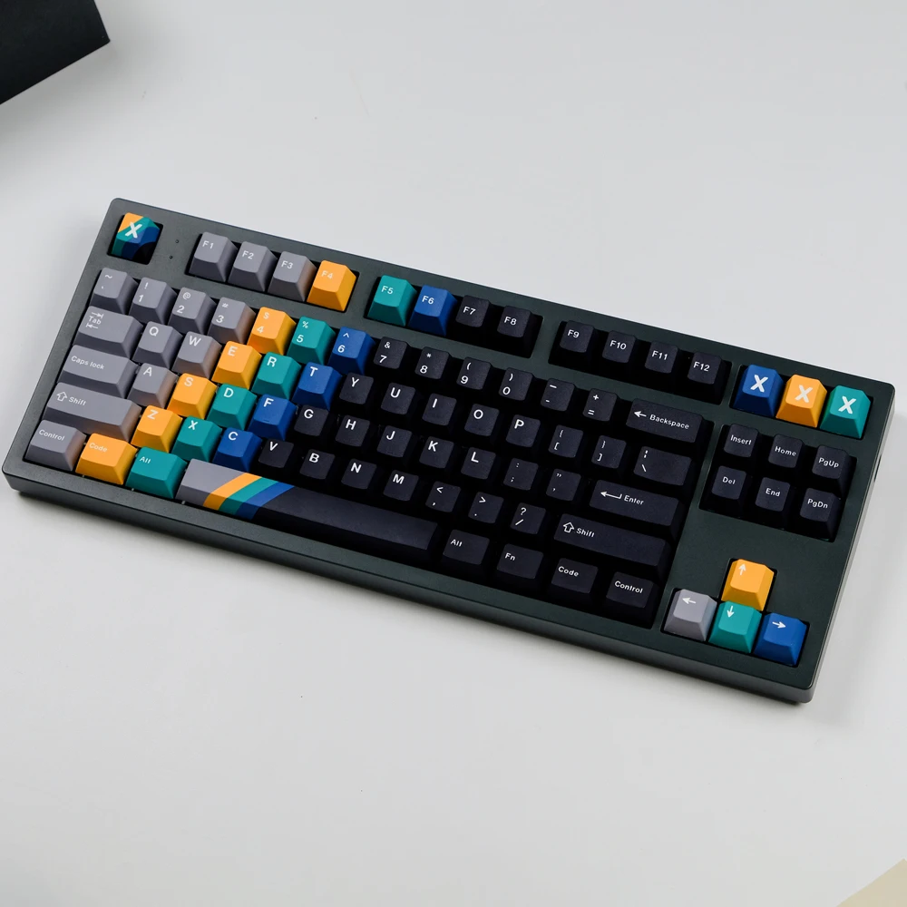 129 клавиш градиентные колпачки для Cherry Profile PBT 5-сторонняя сублимационная