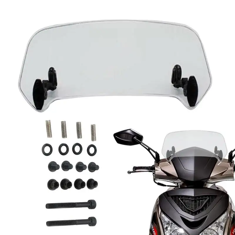 

Motorcycle Windshield Extension Motor Heightened Windshield Extender Transparent Windshield Deflector For Most Motorcycle