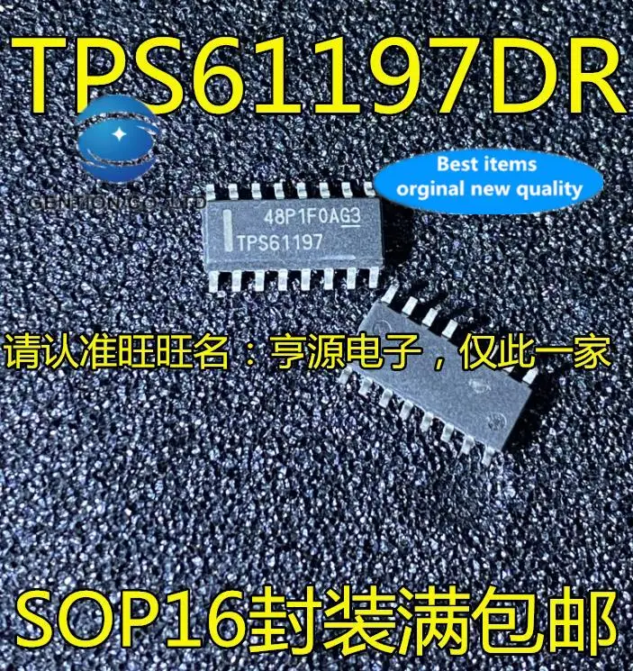 

5pcs 100% orginal new TPS61197DR TPS61197 SOP16 integrated circuit IC/LED driver chip