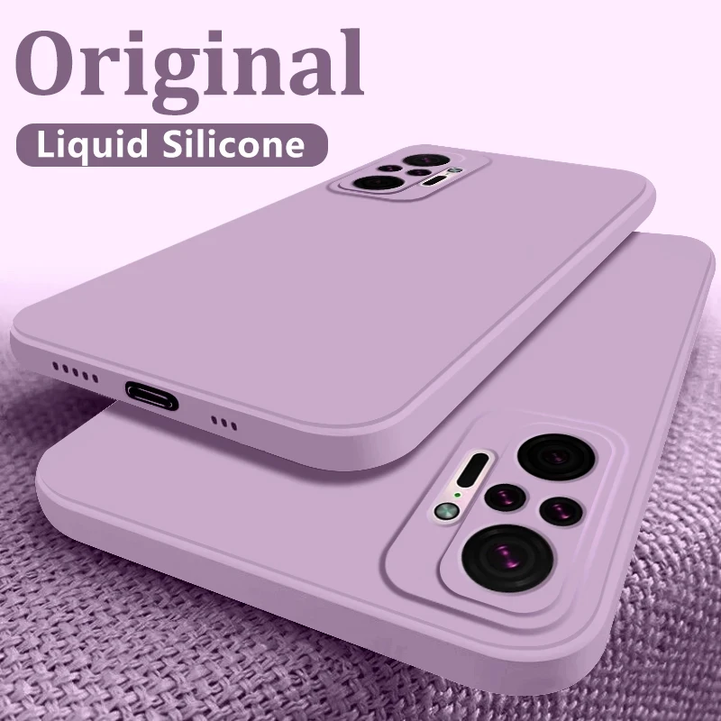 

Original Square Liquid Silicone Case For Xiaomi Mi Poco X3 Pro NFC F3 F2 11 Lite Redmi Note 10 9 8 Pro Max 10S 9S K40 Soft Cover