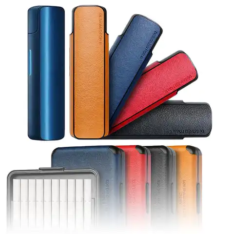 Модный кожаный чехол RUORUO 4 цветов, цветной чехол для LIL, однотонный 2,0 сменный футляр для электронных сигарет, чехол для LIL Solid2.0