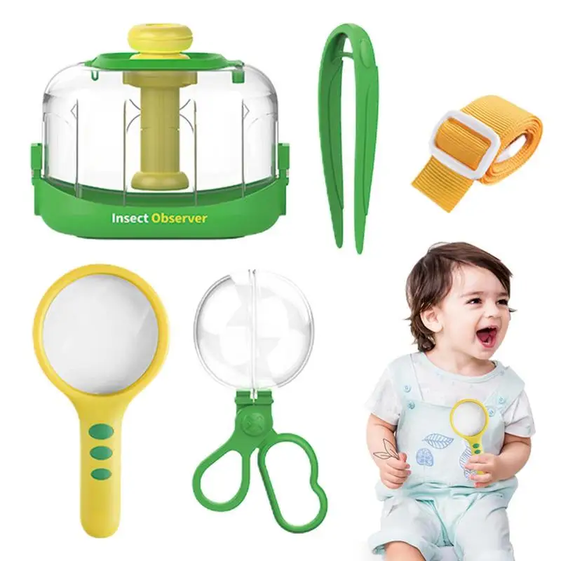 

Детские аксессуары для экспериментов на открытом воздухе, оборудование для исследования, гибкая научная природа, искусственное наблюдение