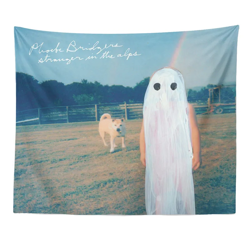 

Aertemisi Stranger in the Alps Phoebe Bridgers Tapestry Wall Hanging Art for Bedroom Living Room College Dorm Party Backdrop